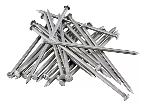 Clavos (corrientes o dulces, acero, p/cartón, especiales, p/zinc)