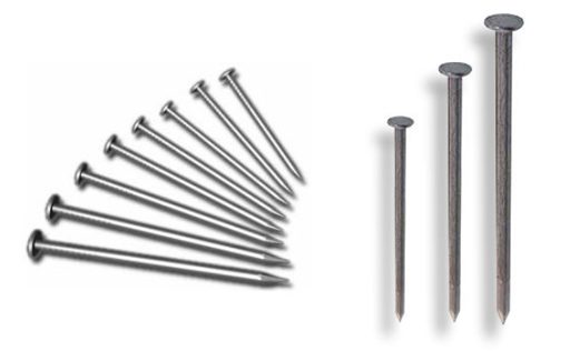 Clavos (corrientes o dulces, acero, p/cartón, especiales, p/zinc) - Imagen 9