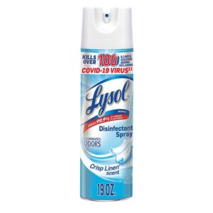 Lysol Desinfect. en Spray Aroma Crisp Linen 562ml/19-oz. (código-39029)