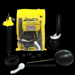 Kit entrada/salida Fama Economax 2200 p/inodoro (código-31233)