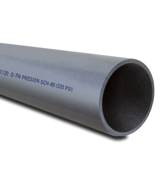 Tubería PVC SCH-80 (desde 1/2 hasta 3) - Imagen 2