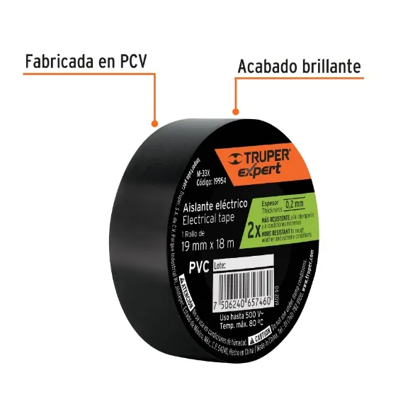 TAPE TRUPER NEGRO M-33X 19954 (COD.10850)