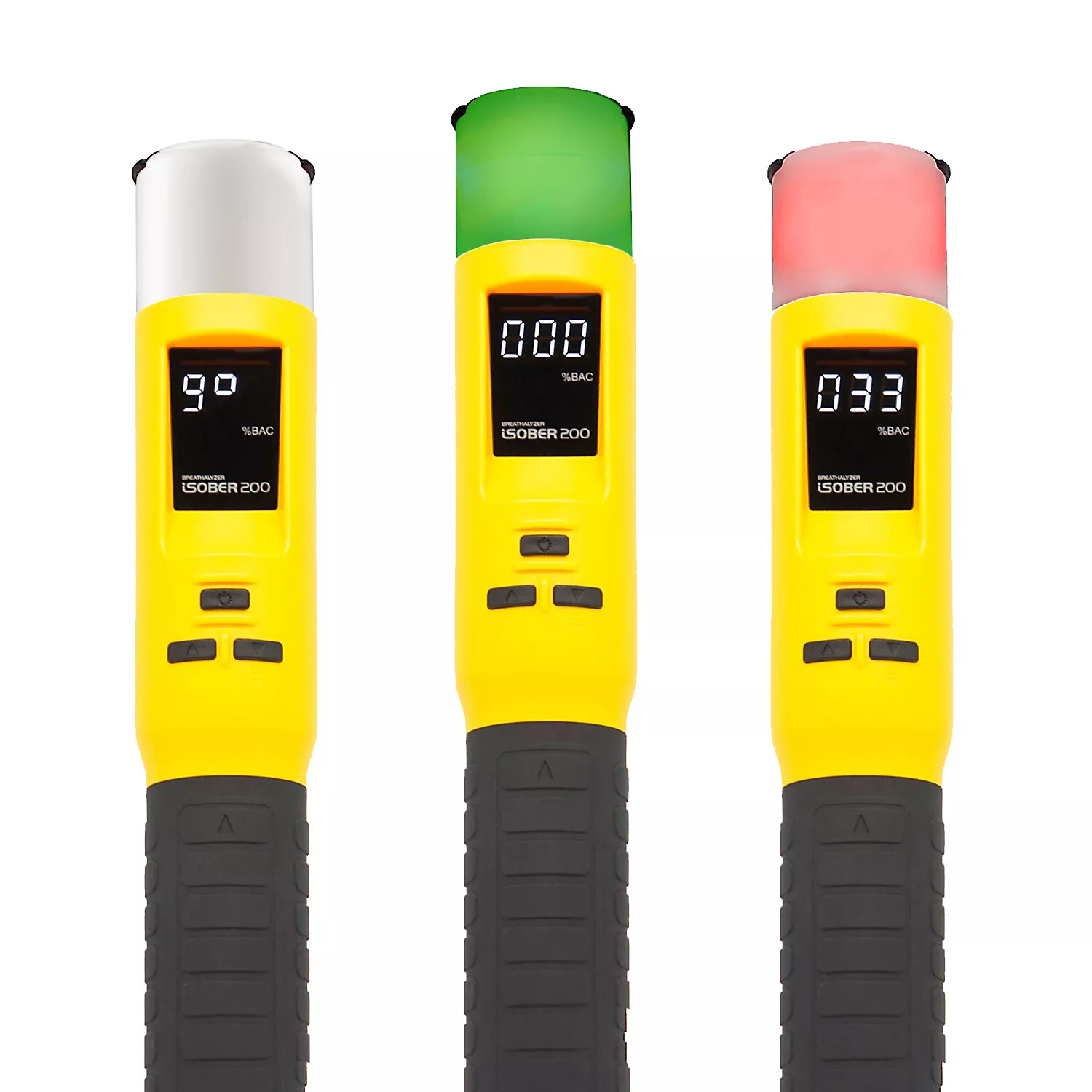 SOBER 200 ALCOHOLÍMETRO ELECTRÓNICO DIGITAL AMARILLO (39616)