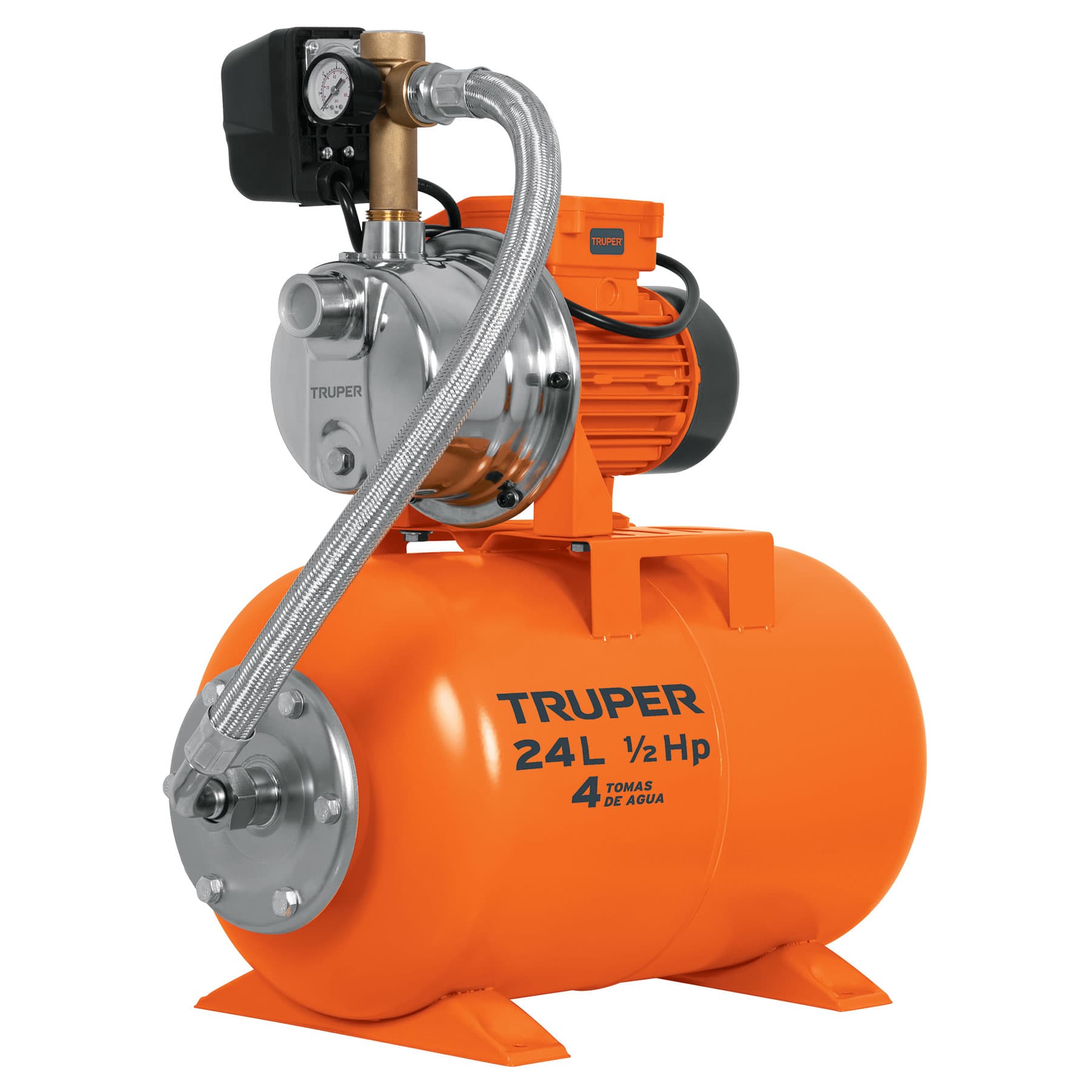 BOMBA LADRONA TRUPER C/ TANQUE 1/2HP TR10077 (COD.1903) - Imagen 4