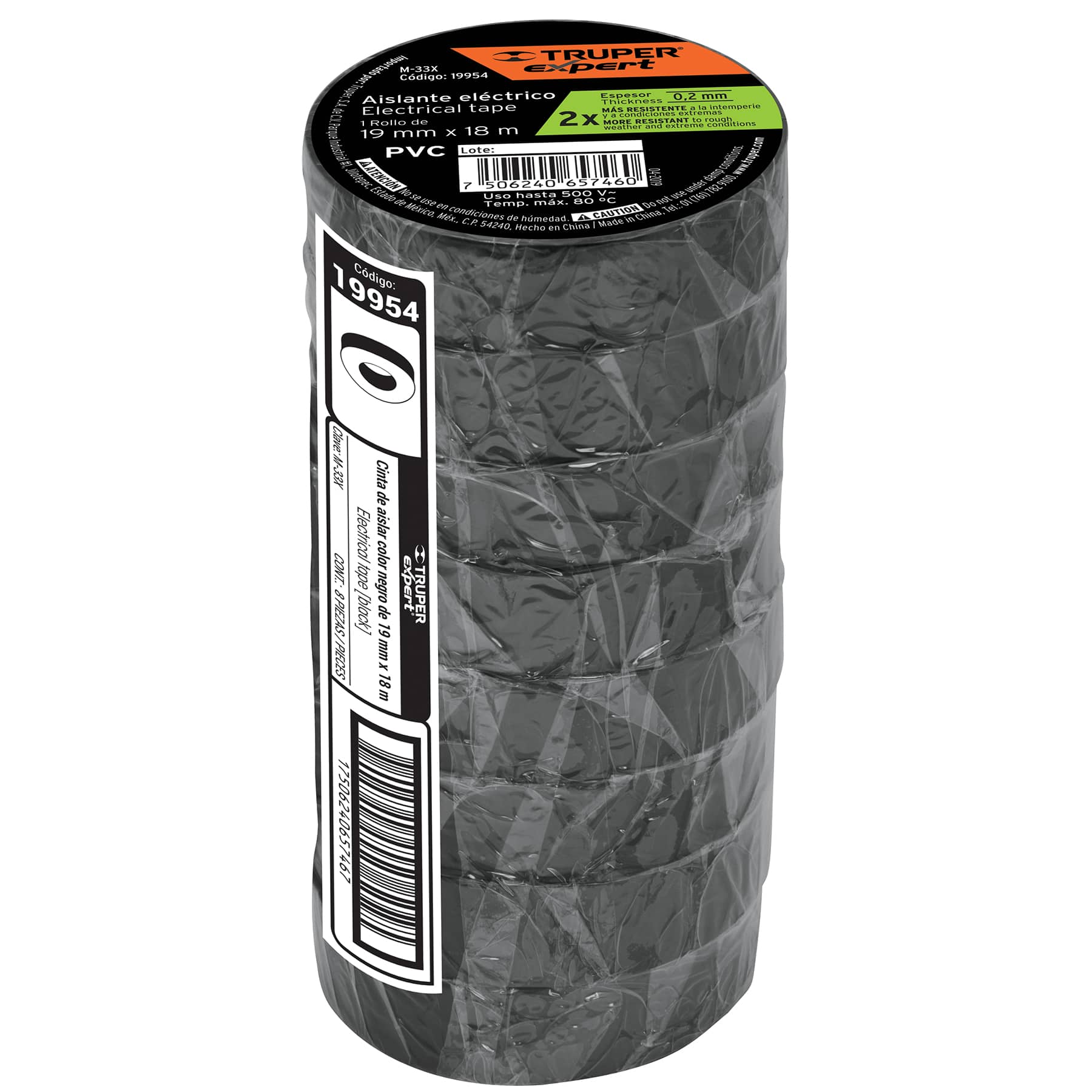 TAPE TRUPER NEGRO M-33X 19954 (COD.10850) - Imagen 3