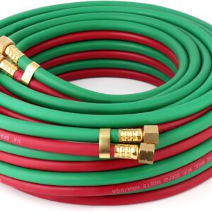 Manguera doble p/acetileno-oxigeno TAISHER 1/4"x50Ft. (cod. 39912)