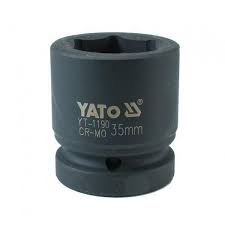 Cubo corto hexag. impacto C-1"x35MM Yato YT-1190 (cod. 39577)