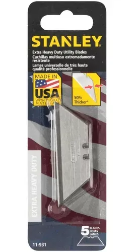 Repuesto p/cuchilla 11-921 5/1 Stanley (código-14663)