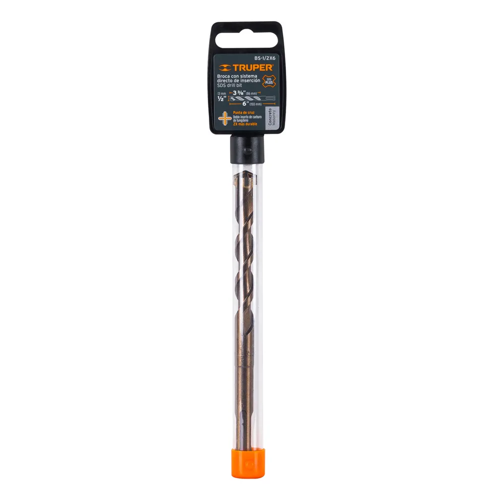 Barrena SDS plus 1/2″x6″ Truper BS-1/2×6 (cod. 1596)