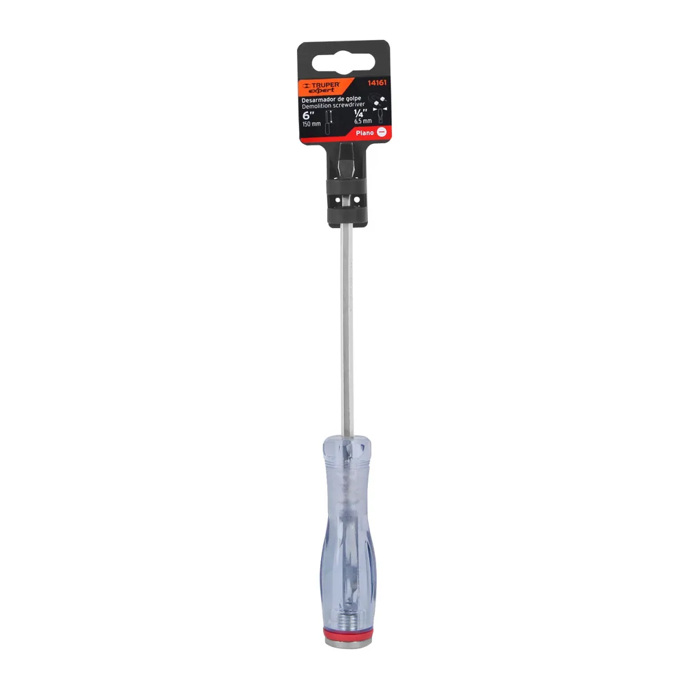 Destorn. Plano de golpe Truper 1/4"x6" GO-1/4x6P (cod. 6473)