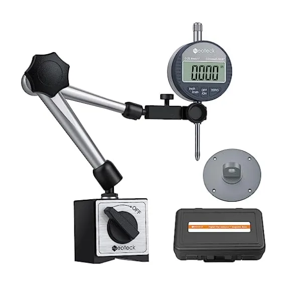 RELOJ INDICADOR DIGITAL CON BASE MAGNETICA