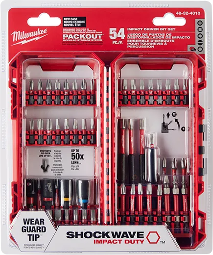 Kit punteras impacto Milwaukee 48-32-4010 54pcs. (código-37395)
