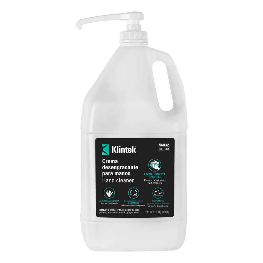 Crema limpiadora/desengrasante p/manos 1gl. KLINTEK (cod. 39856)