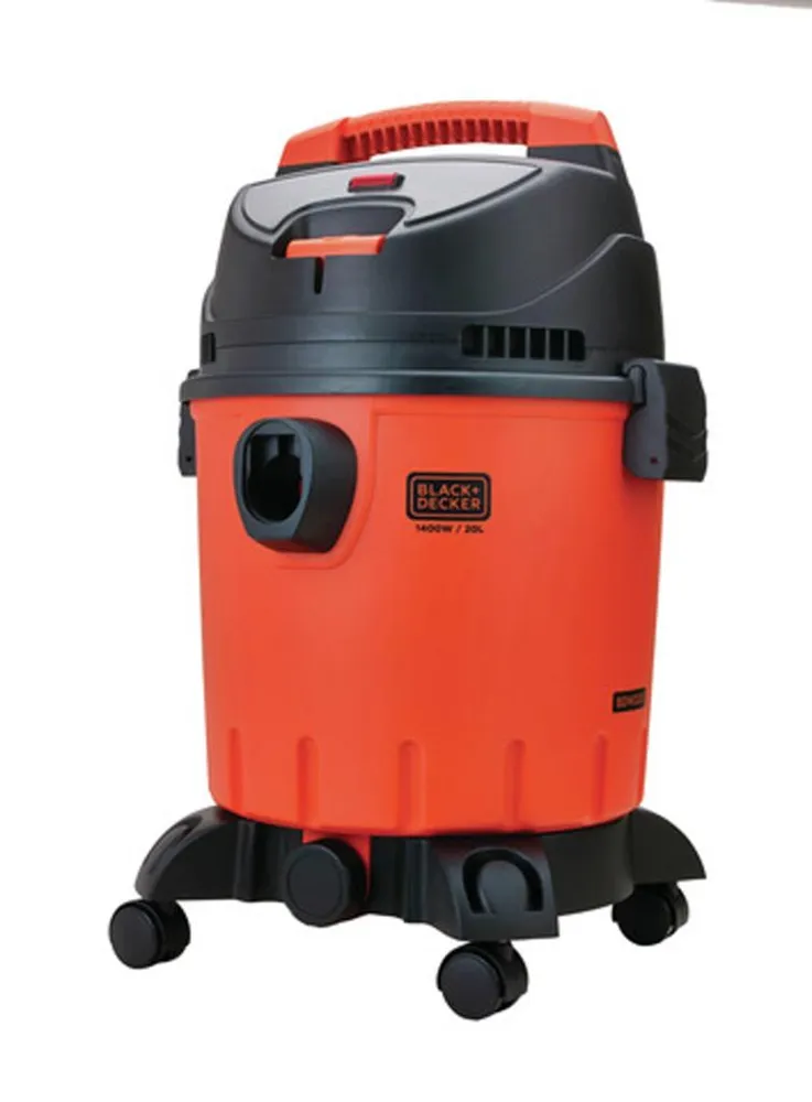 Aspiradora Black & Decker polvo/agua, seco/mojado, 1400V 20 Lts. BDWD20-B3 (cod. 39639)