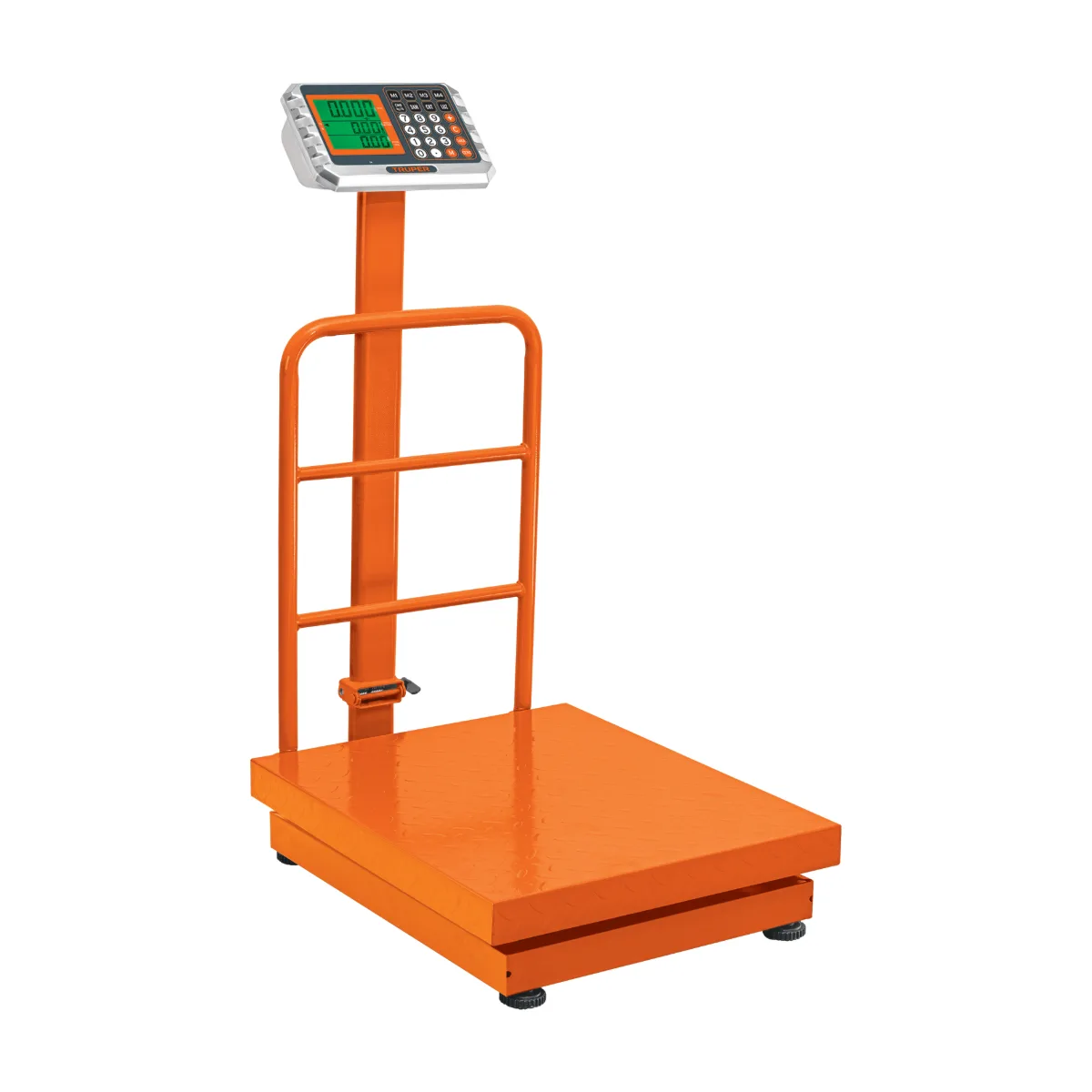 Báscula electrónica de plataforma, plegable,500 kg, TRUPER (103721)