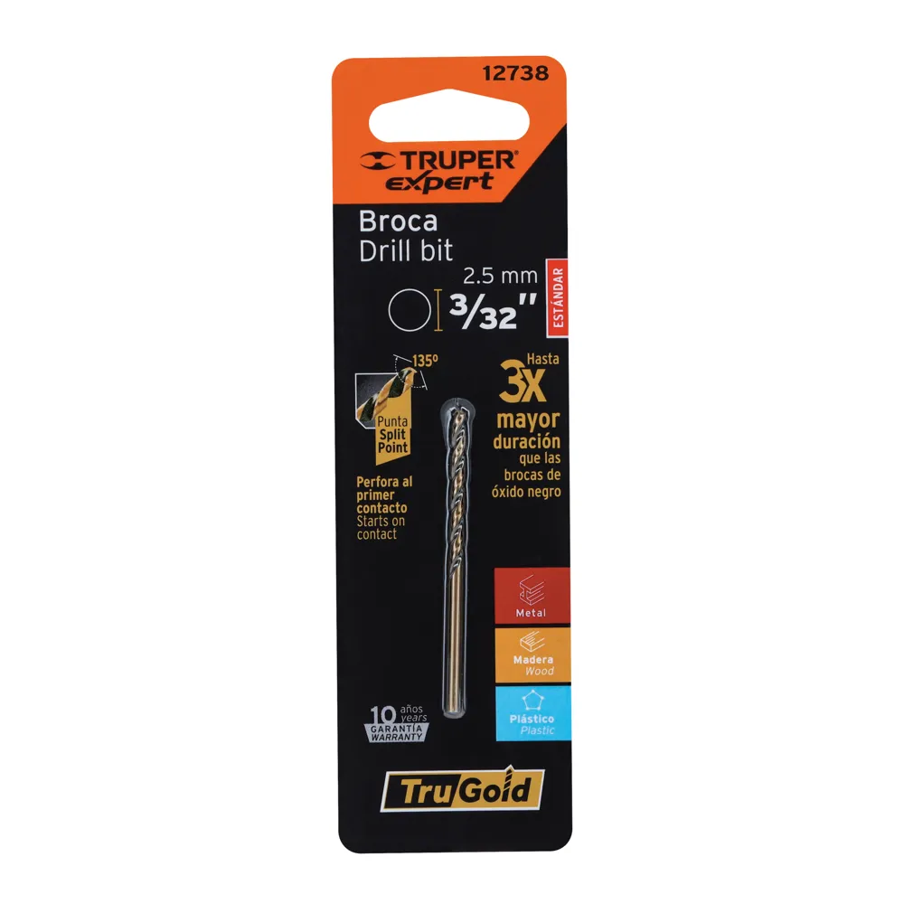 Brocas HSS Truper para metal