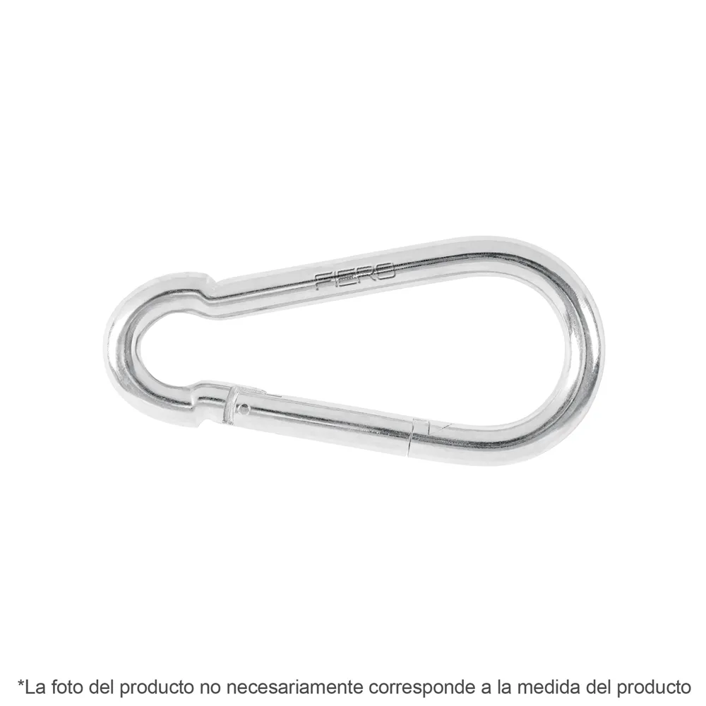 Bandola mosquetón de acero (desde 1/4" a 1/2")