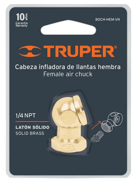 INFLADOR P/MANG HEMBRA TRUPER BOCH-HEM-1/4 (COD.8371)