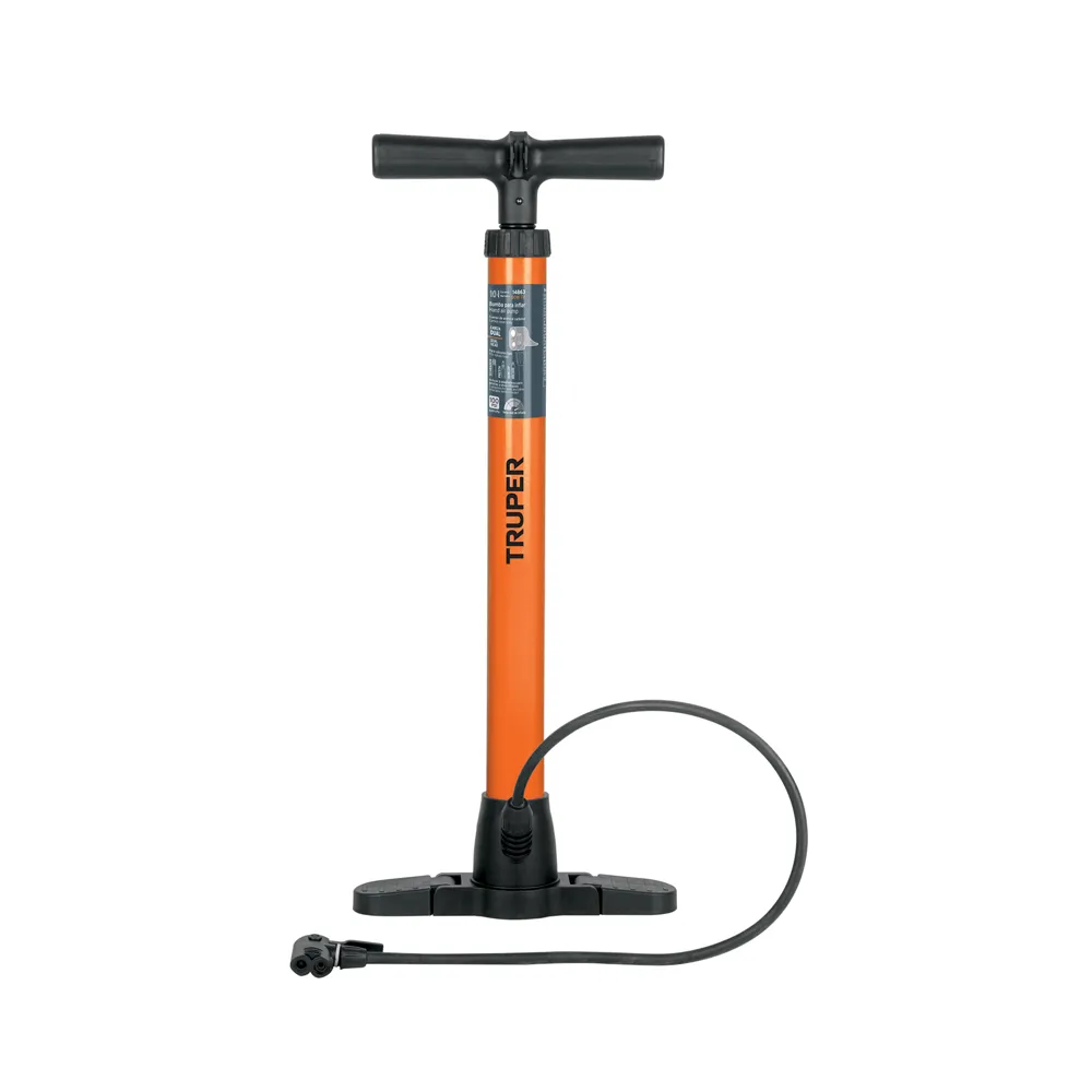 Bomba manual para inflar, 100 PSI, TRUPER (código-1852)
