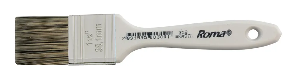 Brochas Roma blanca cerda gris
