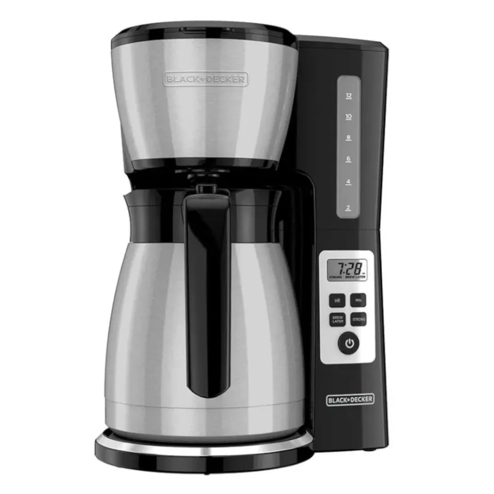 Cafetera BLACK&DECKER programable 12 tazas (código-28906)