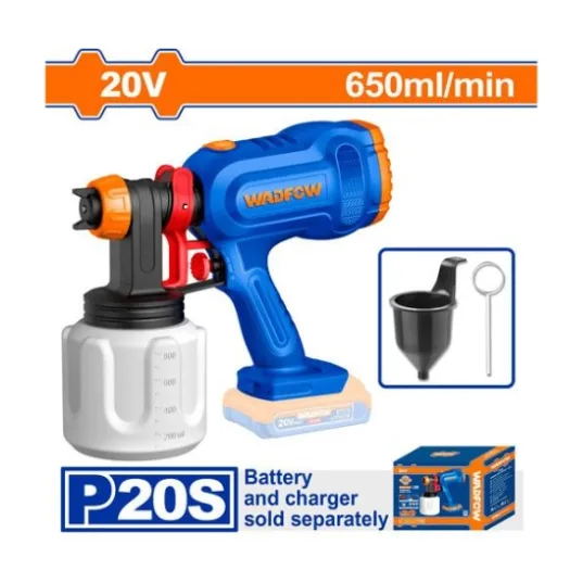 PISTOLA PINTAR WADFOW WSU3066 INALAMBRICA 20V 650 ML SIN BATERIA