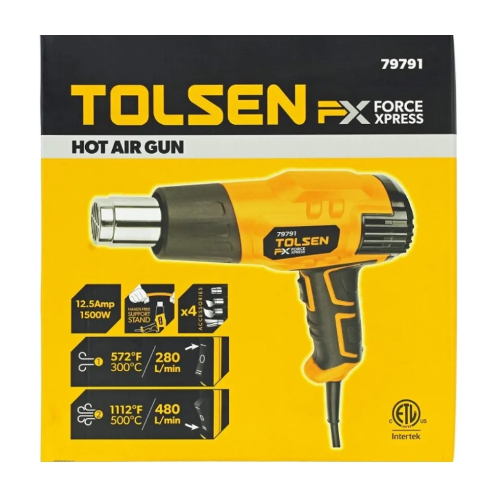 PISTOLA BLOWER CALOR TOLSEN 1500W 79791