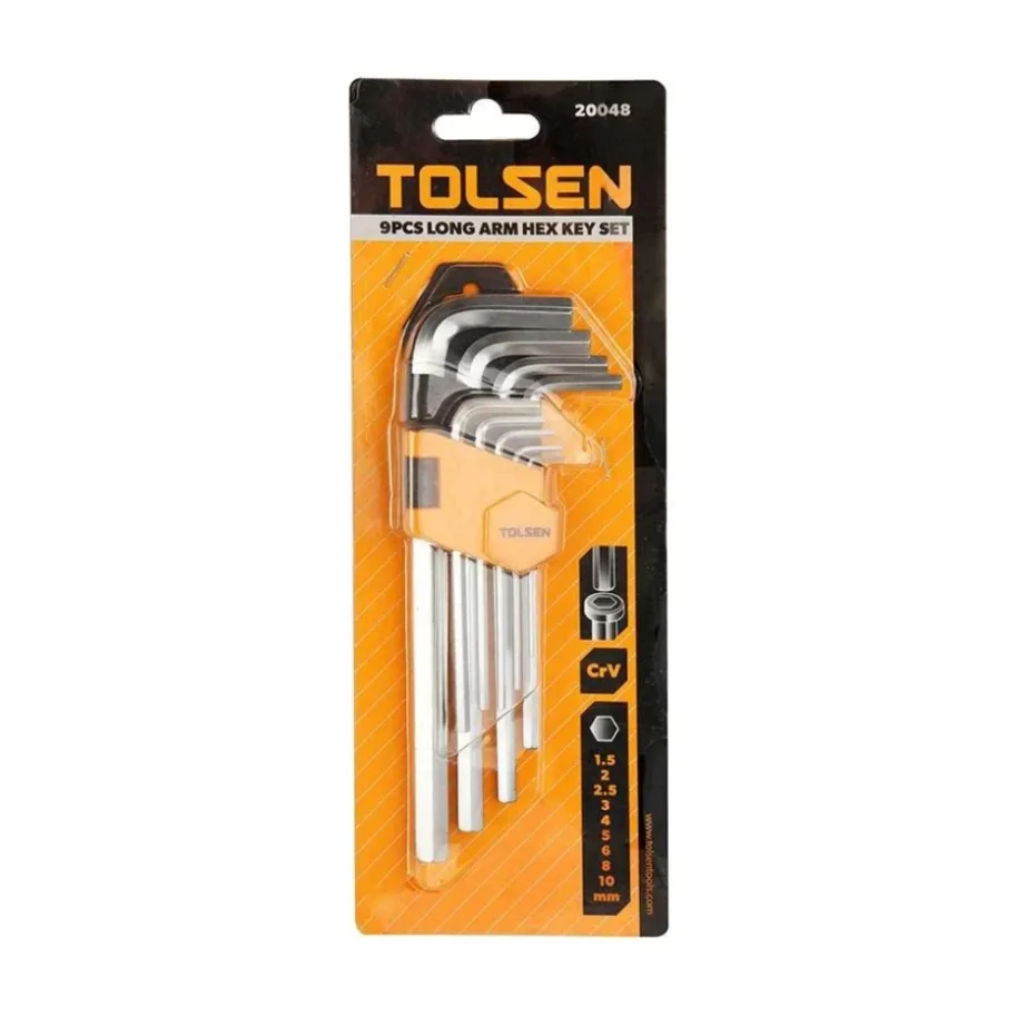 JUEGO LLAVE ALLEN 9/1 TOLSEN 20049 GD