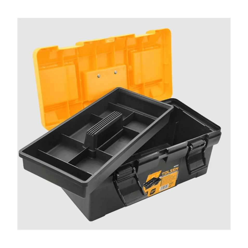 Caja de herramientas, Tolsen, plástica, 420 x 230 x 190mm, (80201)