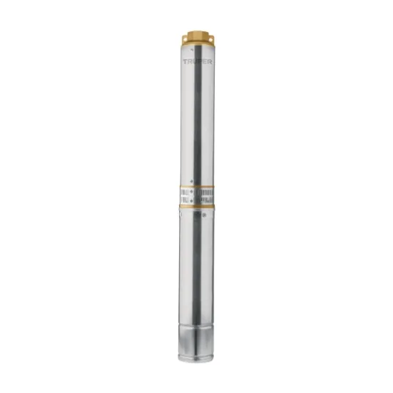Bomba sumergible tipo bala 4", 1-1/2HP, uso agrícola, TRUPER (12626)