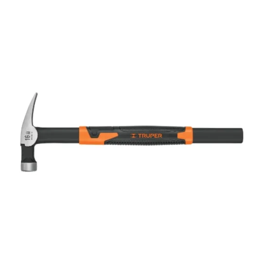 Martillo tubular para cimbra 16 oz uña recta, mango acero (Truper) (10754)