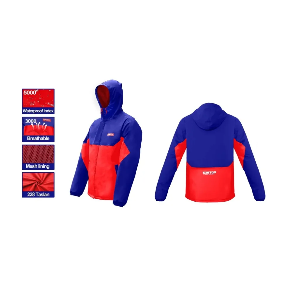 CHAQUETA IMPERMEABLE EMTOP (EJCT01L)