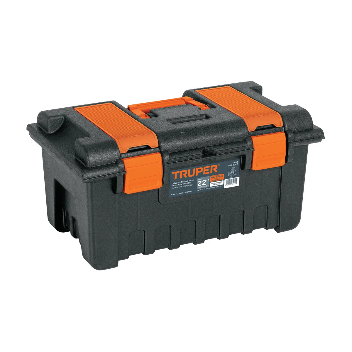 Caja para herramienta de 22" con compartimentos, TRUPER (11145)