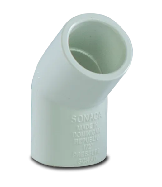 Codo PVC 45° presión
