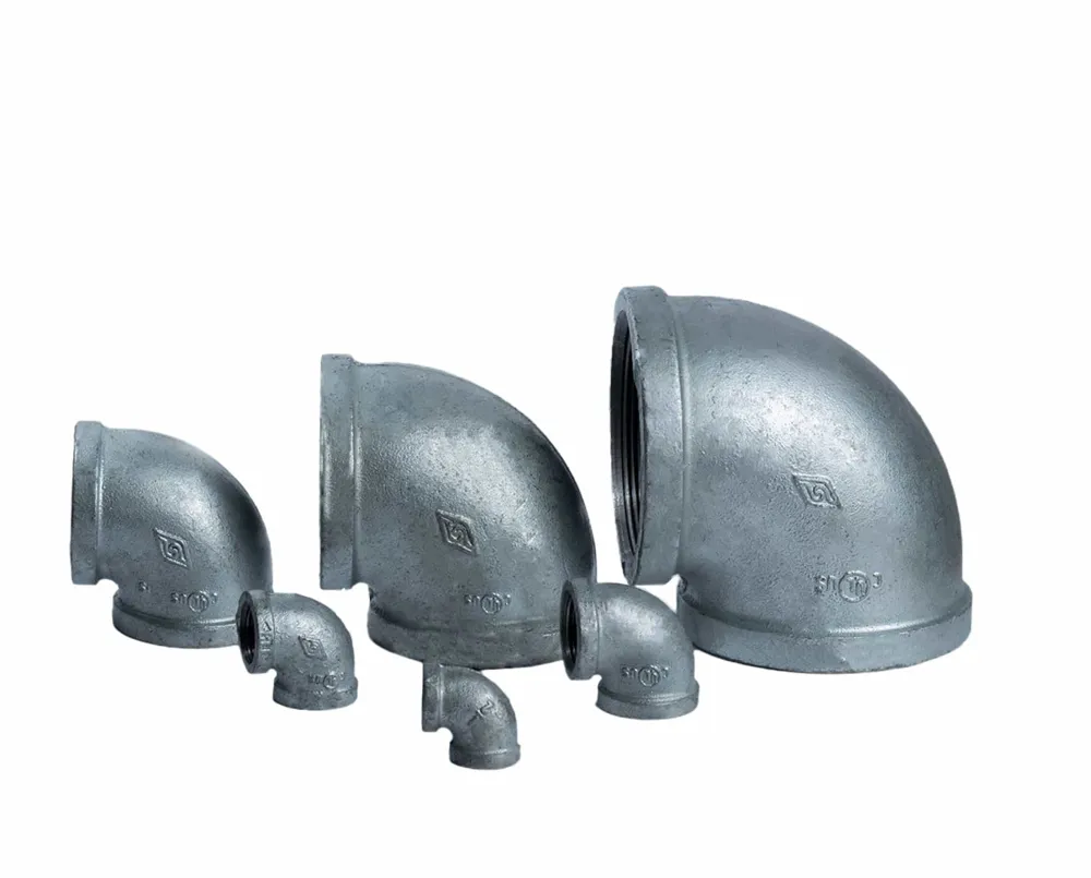 Codos galvanizados a 90°