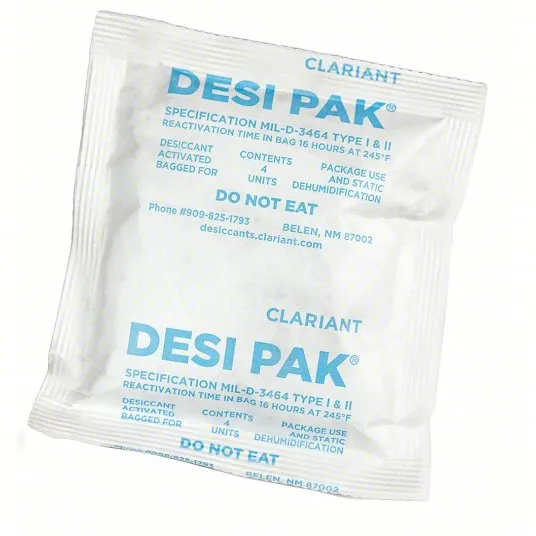 Desecante Desi Pak 5"x5-1/2" 500/1 3.33 pies cúbicos (cod. 39844)