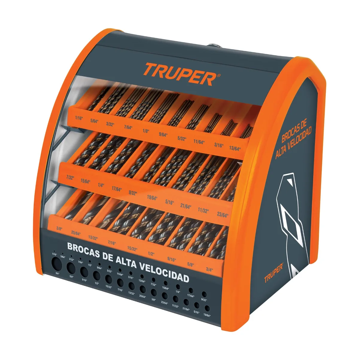 Despachador 29 compartimentos para brocas HSS con producto (55956)