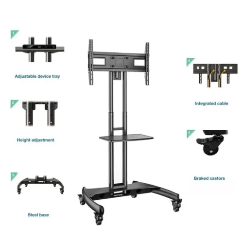 Base Movible Soporte de Pedestal TV 32" a 95" (código-38717)