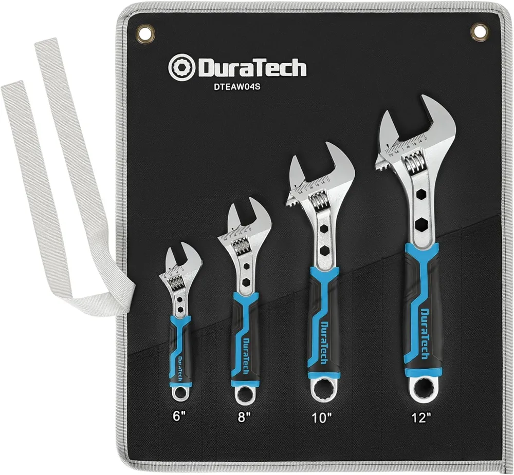Jgo. Llaves ajustables Duratech 4/1 DTEAW04S (cod. 39517)