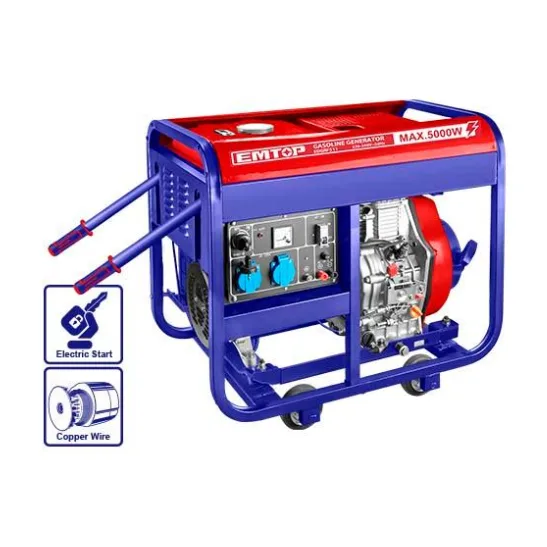 Generador De Diesel EMTOP 5000W (EDGRF511)