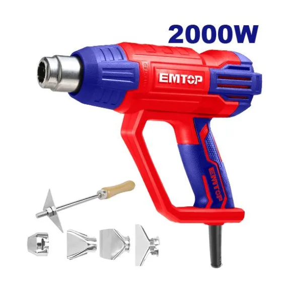 Pistola De Calor 2000W EMTOP (EHGN20001)