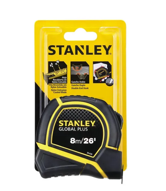 Cinta métrica Stanley 8M/26´ Ref. 30-626 (Código-4986)