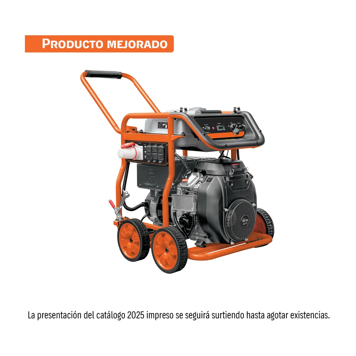 Generador portátil 10 kW motor a gasolina, TRUPER (14359)