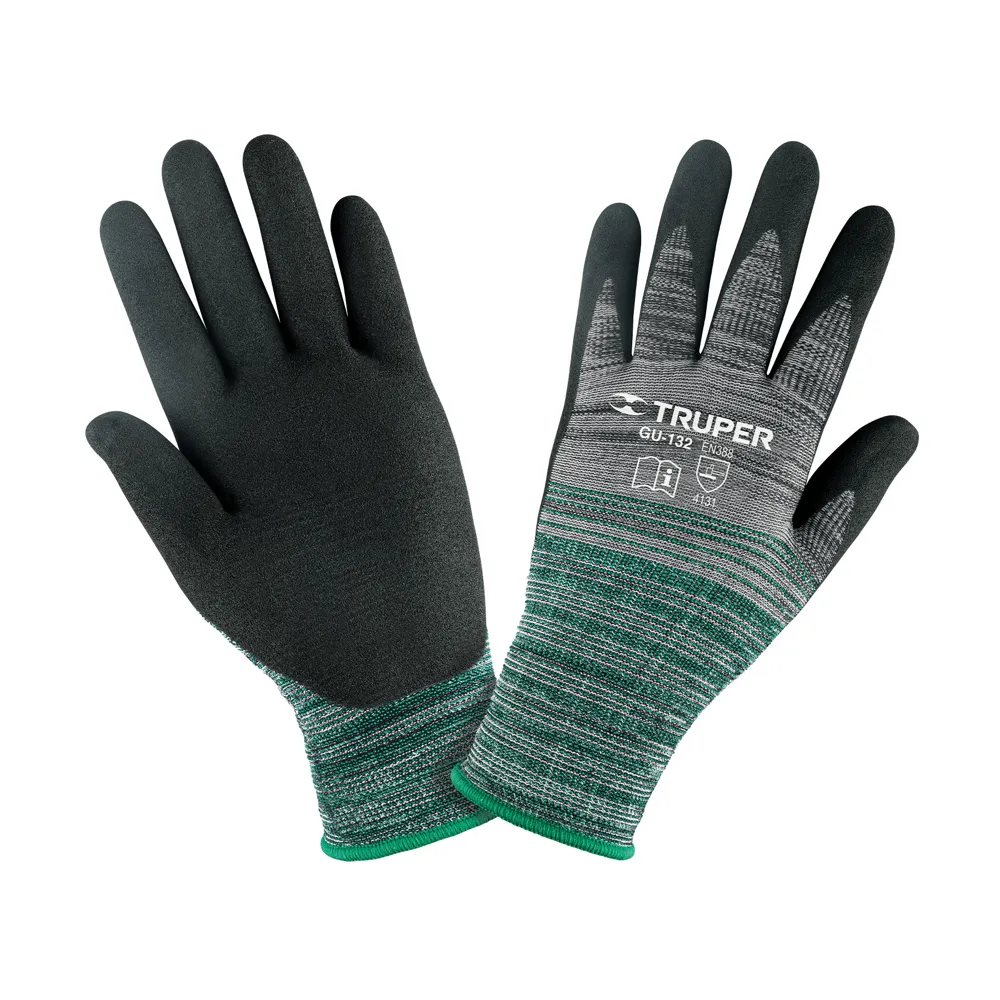 Guantes c/recubrimiento de nitrilo, alta sensibilidad Truper