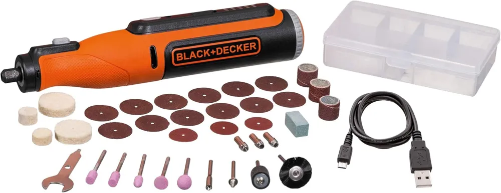 Herramienta girato. 8v Max c/accesorios Black+Decker (BCRT8K35APB) (cod. 39687)