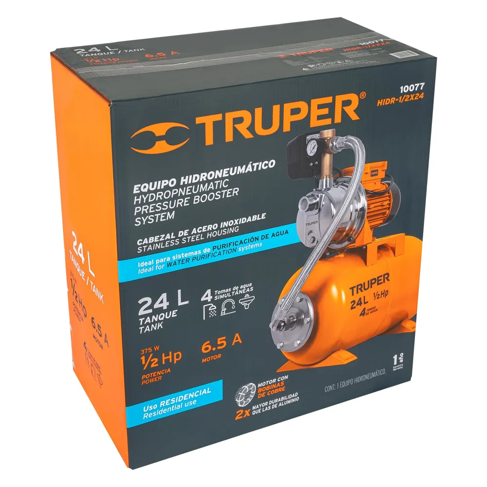 BOMBA LADRONA TRUPER C/ TANQUE 1/2HP TR10077 (COD.1903)
