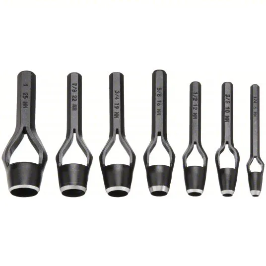 Jgo. Punzones 4"x9/10"x49/50" 7/1 3ZG91 (cod. 39920)
