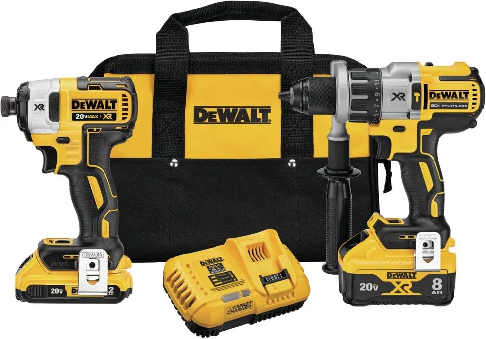 KIT COMBINADO DE TALADRO  MAX XR DE 20 V, DCK299D1W1 (COD.39726)