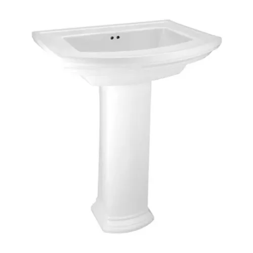 Lavamanos Corona Piamonte blanco c/pedestal (código-9295)