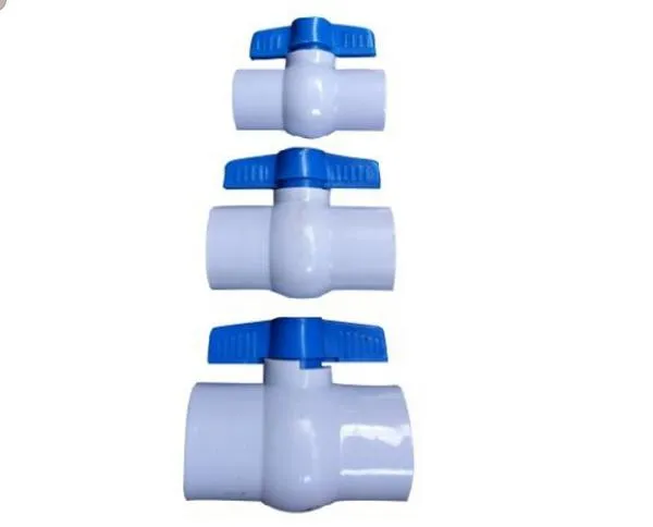 Llave de bola PVC (válvula) (variedad de medidas)